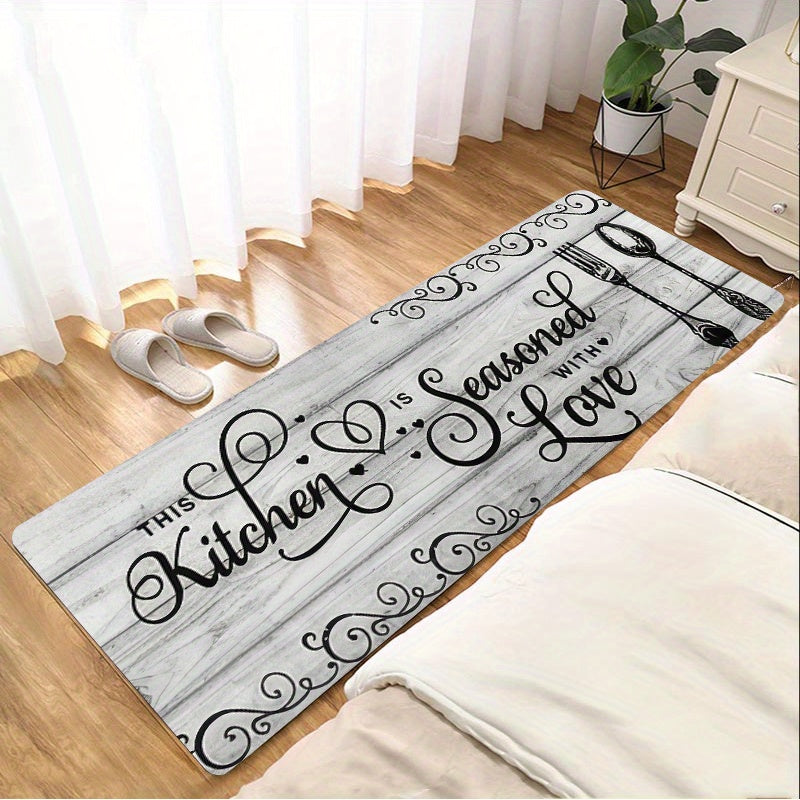 Soft Non-Slip Kitchen Mat Absorbent Runner Rug for Kitchen and Indoor Spaces