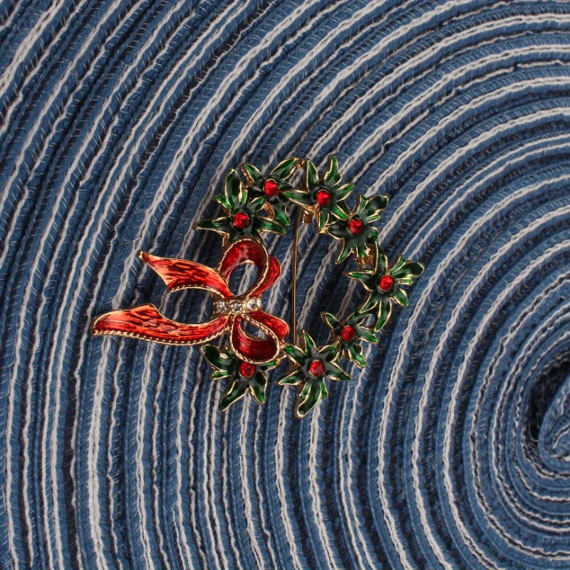 Christmas Atmosphere Brooch for Parties Travel and Daily Wear Stylish Jewelry