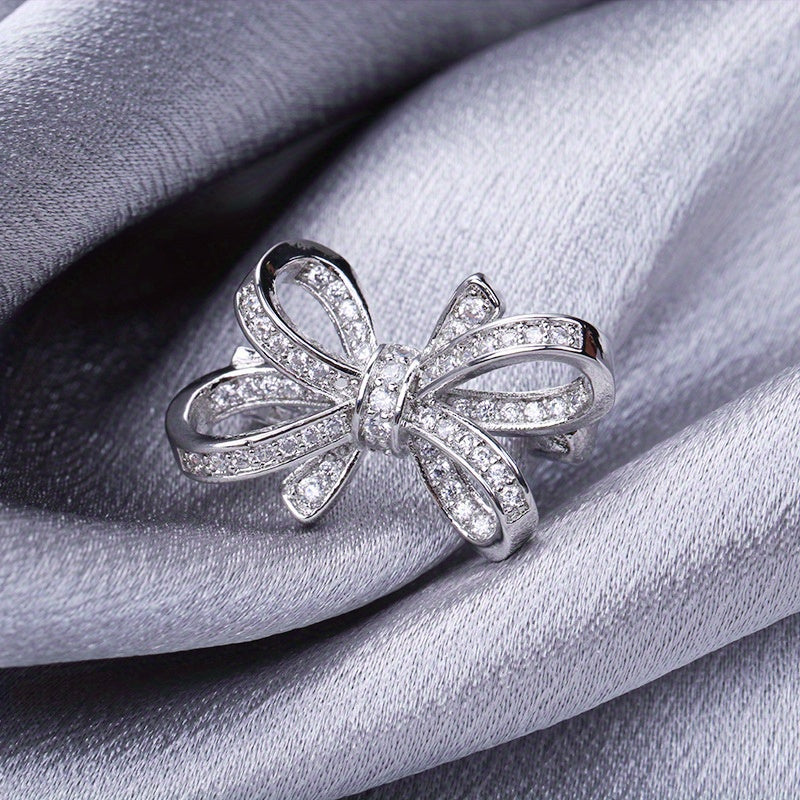 Elegant Mini Bow Brooch for Women V-Neck Shirts Small Pin Fastening Jewelry
