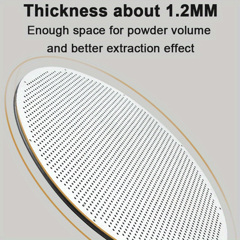 Durable Espresso Machine Filter Screen Stainless Steel Thin Lightweight Reliable