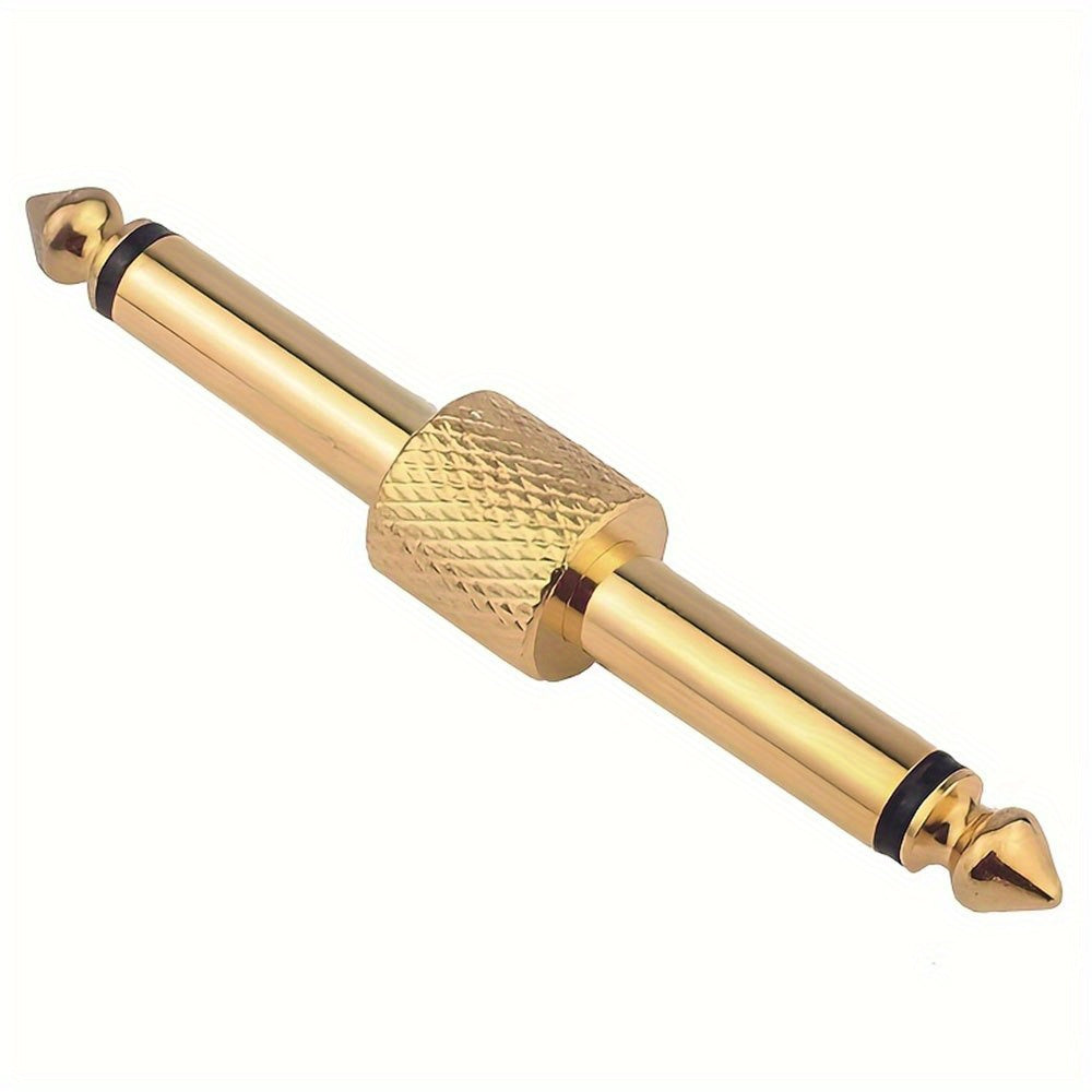 Золотое покрытие 1/4 дюйма мужской к мужскому кабелю для педаль гитары, экономия места на педалборде