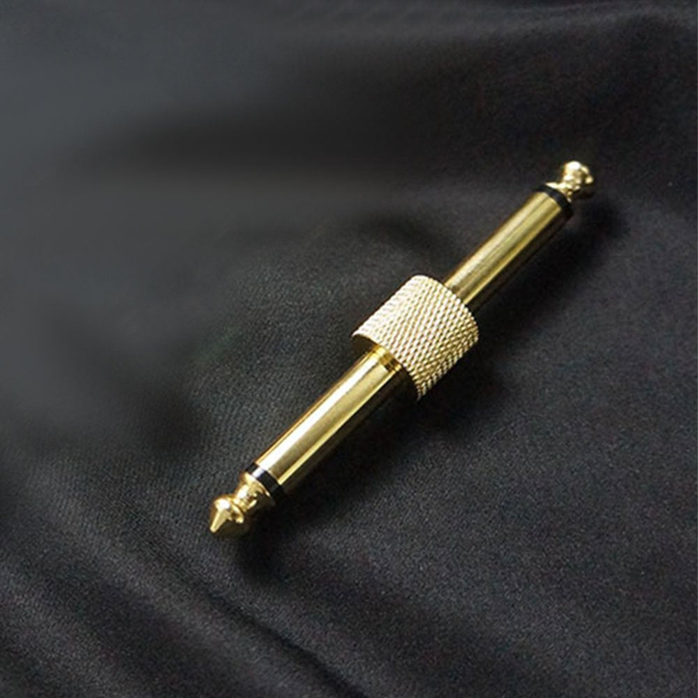 Золотое покрытие 1/4 дюйма мужской к мужскому кабелю для педаль гитары, экономия места на педалборде