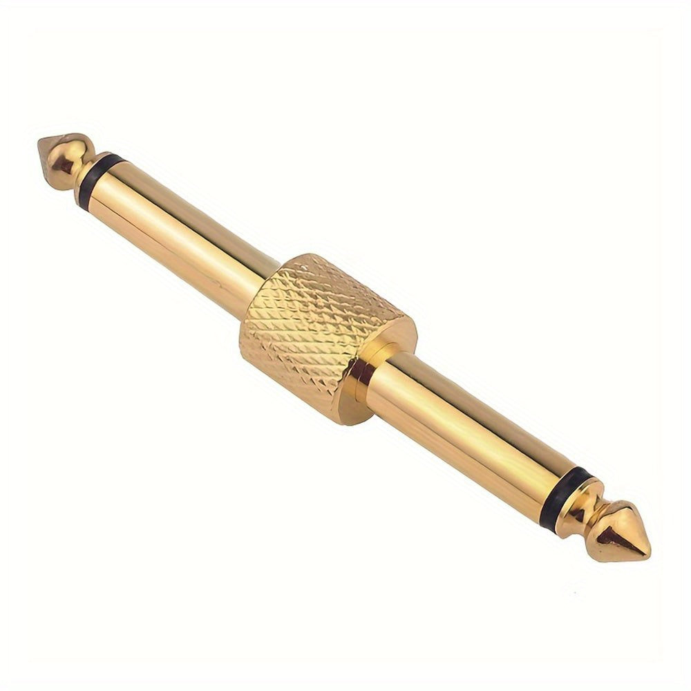 Золотое покрытие 1/4 дюйма мужской к мужскому кабелю для педаль гитары, экономия места на педалборде