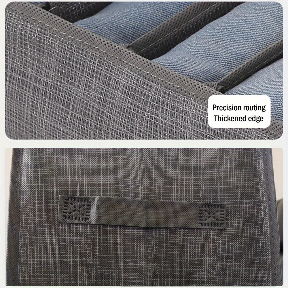 Foldable Fabric Storage Box with Handle for Women’s Accessories and Clothes Organizer