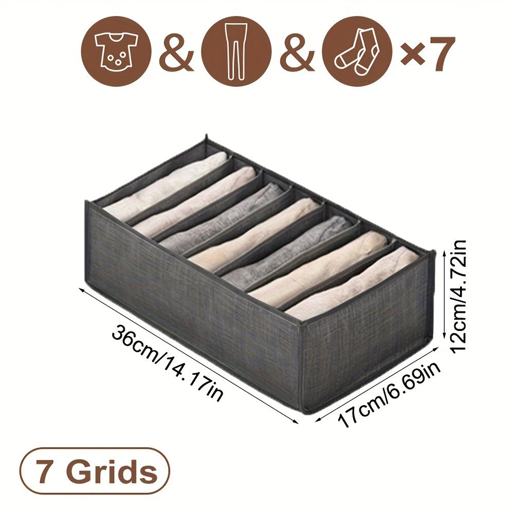 Caja de almacenamiento plegable de tela con asa para accesorios y organizador de ropa para mujeres