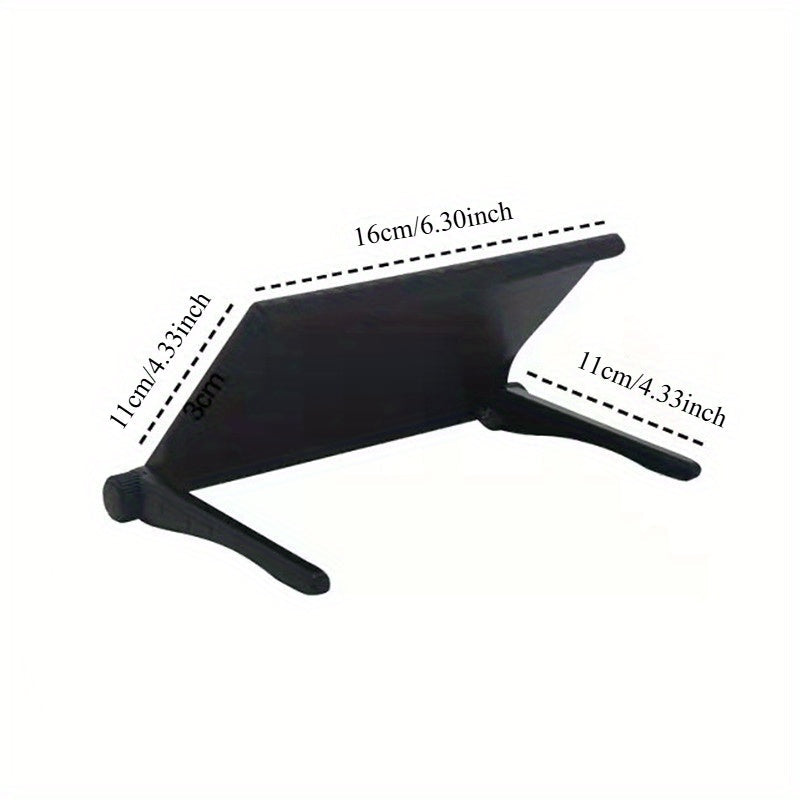 Durable Plastic Wall Shelf for TV and Monitor, Adjustable Organizer for Home