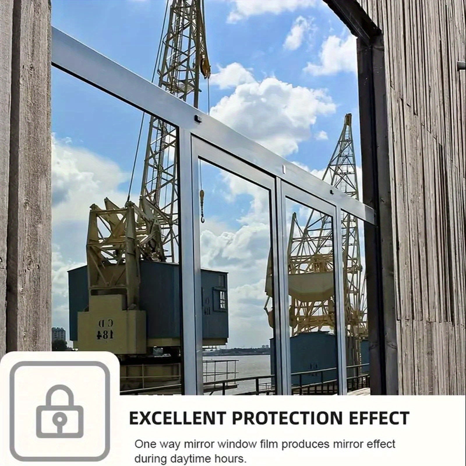 Теплозащитная оконная пленка 23,6x118 дюймов, конфиденциальность, защита от УФ для офиса, автодома, дома, ванной