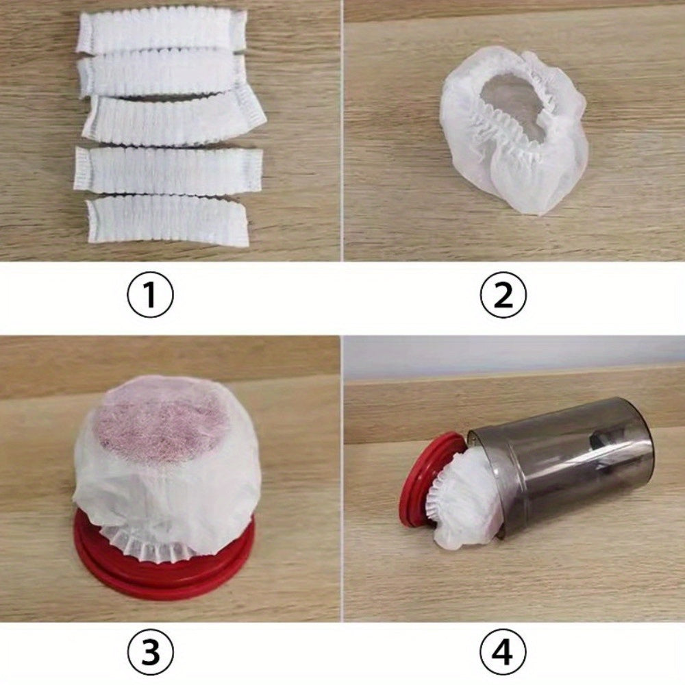 100 ta premium to'qilmagan vakuum tozalagich filtrlar: havo sifatini yaxshilash va samarali chang yig'ish uchun mustahkam to'r qoplamalar.