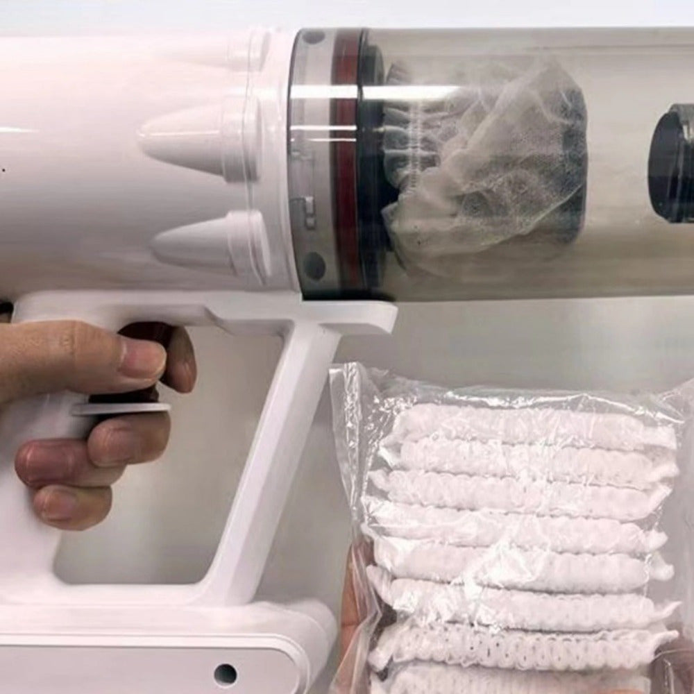 100 ta premium to'qilmagan vakuum tozalagich filtrlar: havo sifatini yaxshilash va samarali chang yig'ish uchun mustahkam to'r qoplamalar.