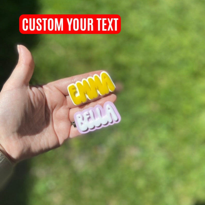 Акриловая брошь с именем для женщин, на заказ, подарок для Эммы