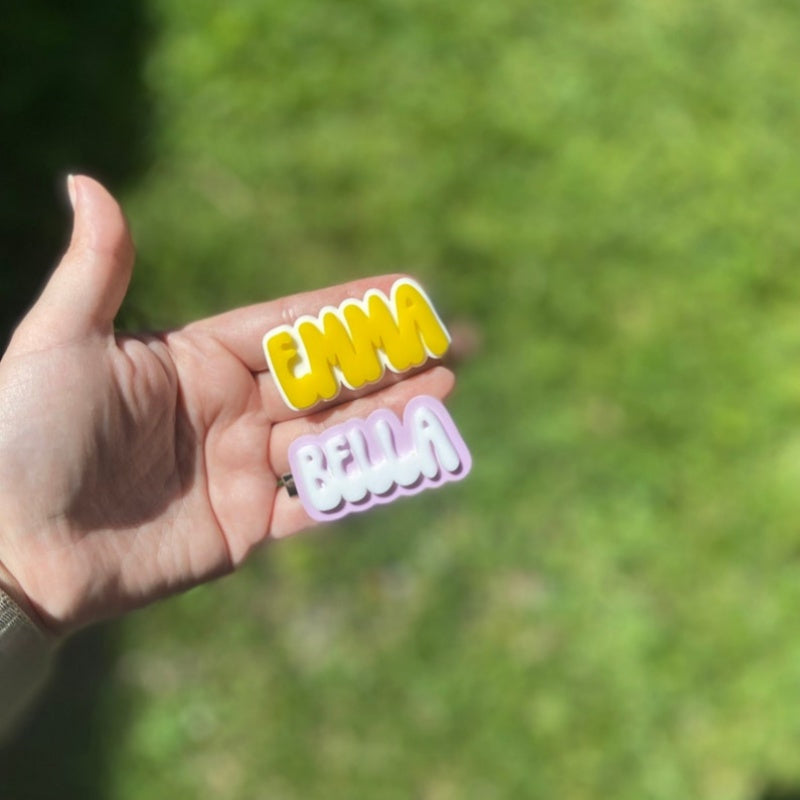 Акриловая брошь с именем для женщин, на заказ, подарок для Эммы