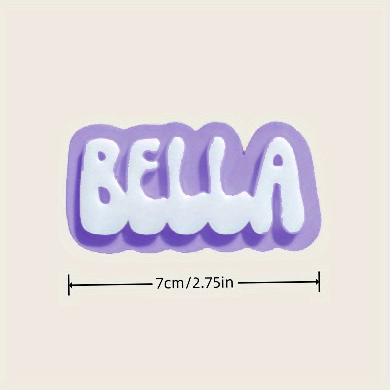 Ayollar uchun akril nomli brosh uchun shaxsiylashtiriladigan sovg'a Emma uchun