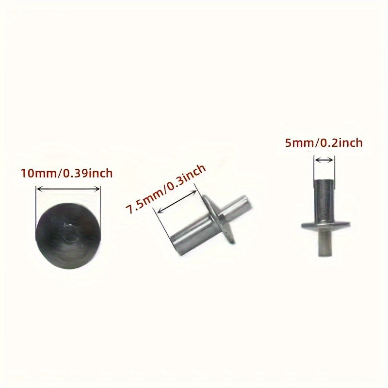 50/100Pcs Aluminum Alloy Expanding Rivets Round Head Automotive Construction