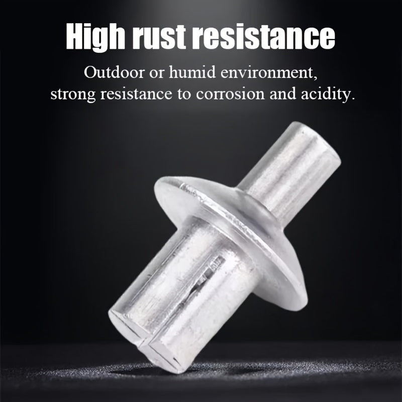 50/100Pcs Aluminum Alloy Expanding Rivets Round Head Automotive Construction