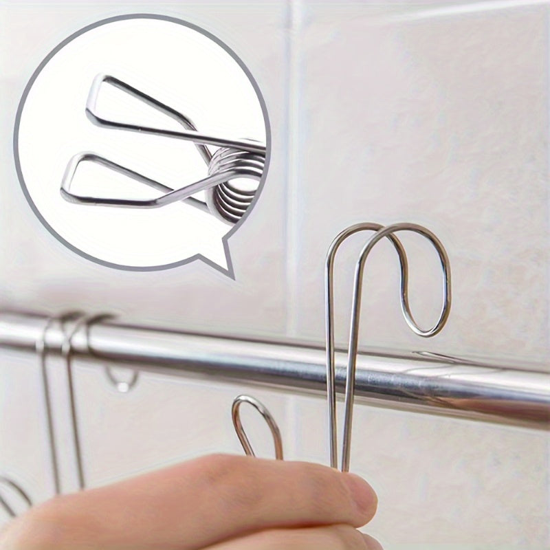 Ganchos de pared de acero inoxidable para toallas de cocina y baño duraderos y elegantes