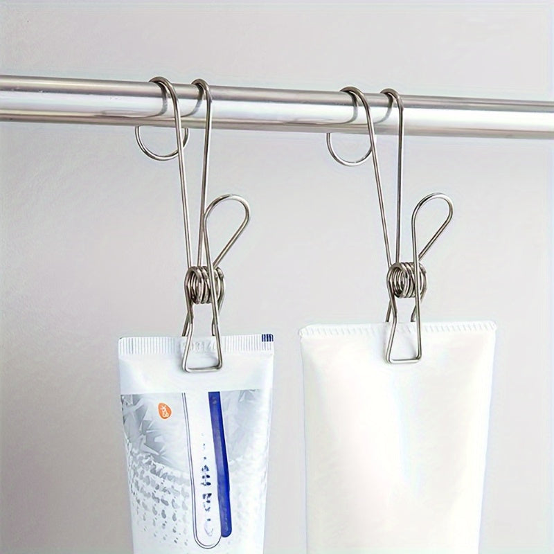 Ganchos de pared de acero inoxidable para toallas de cocina y baño duraderos y elegantes