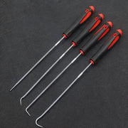 Juego de 4 ganchos y pinzas magnéticos, herramientas ligeras para quitar juntas de sellado automotriz