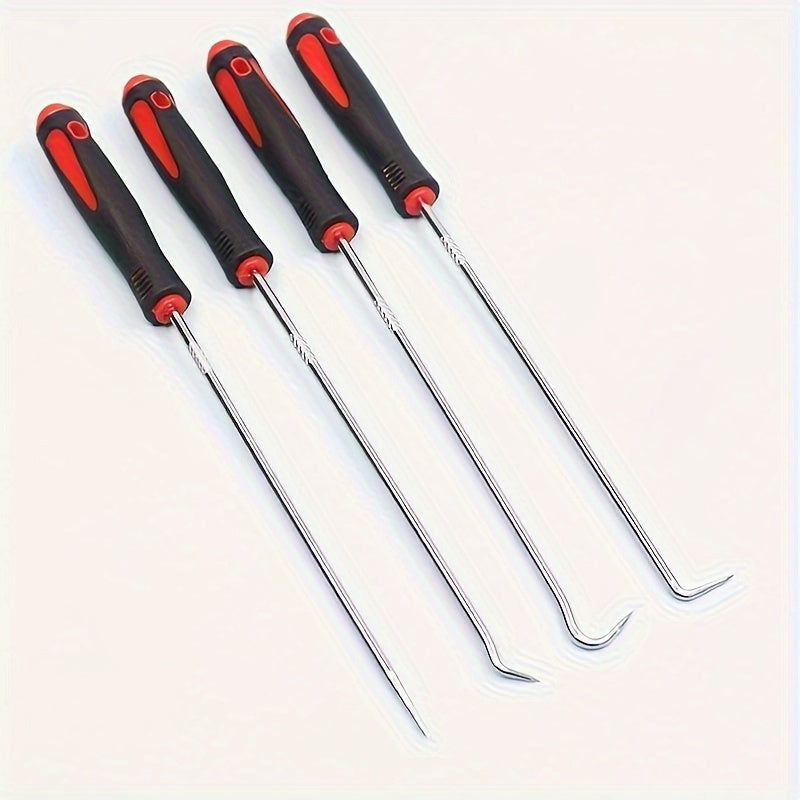 Juego de 4 ganchos y pinzas magnéticos, herramientas ligeras para quitar juntas de sellado automotriz