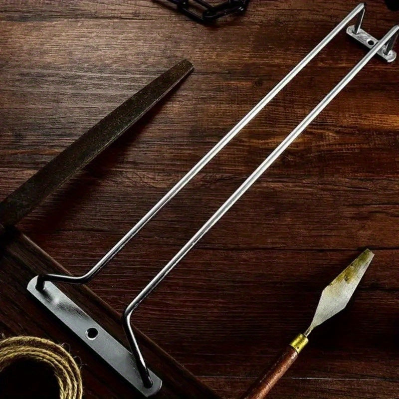 Stainless Steel Wine Glass Rack for Kitchen Cabinets Elevated Storage