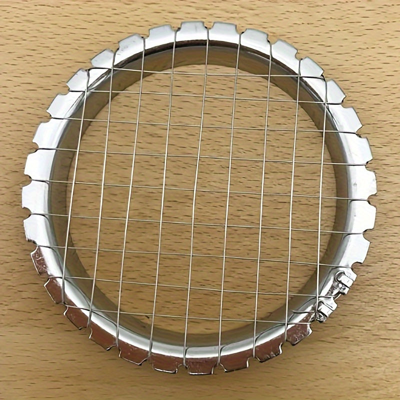 Нержавеющая стальная нарезка для яиц, овощей и фруктов - компактная и легкая в очистке - идеальна для кухонь в автодомах.