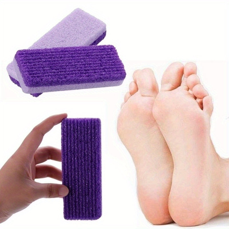 3-Pack Reusable Foot Pumice Stones Callus Dead Skin Remover Purple