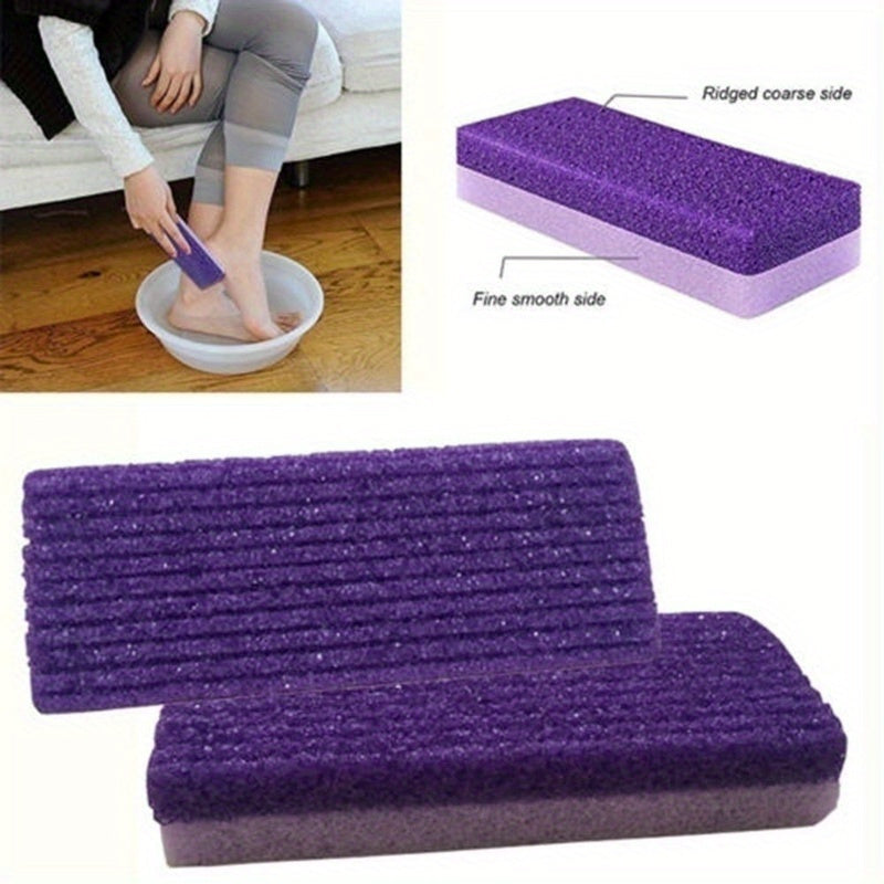 3-Pack Reusable Foot Pumice Stones Callus Dead Skin Remover Purple