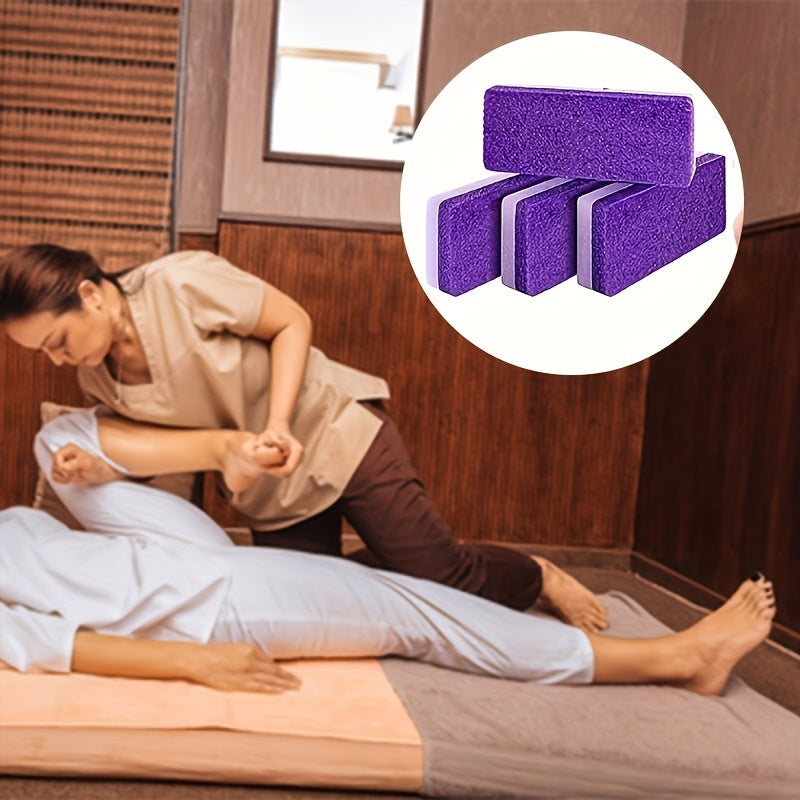 3-Pack Reusable Foot Pumice Stones Callus Dead Skin Remover Purple