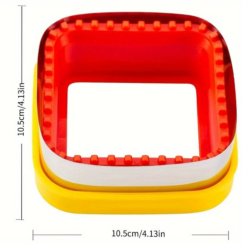 Stainless Steel Plastic Bagel Slicer Hand-Operated Bread Crust Sealer Kitchen Tool