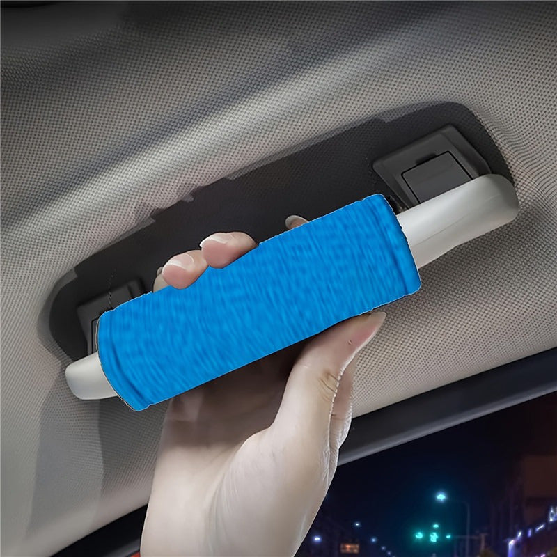 4-Pack Woven Car Door Handle Covers Anti-Slip Grip Universal Fit Vehicle Interior