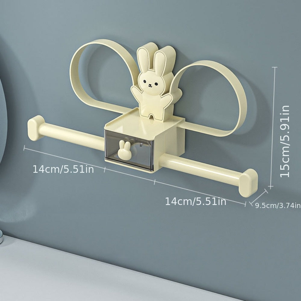 Настенная коробка для хранения заколок для волос и аксессуаров, органайзер для ванной