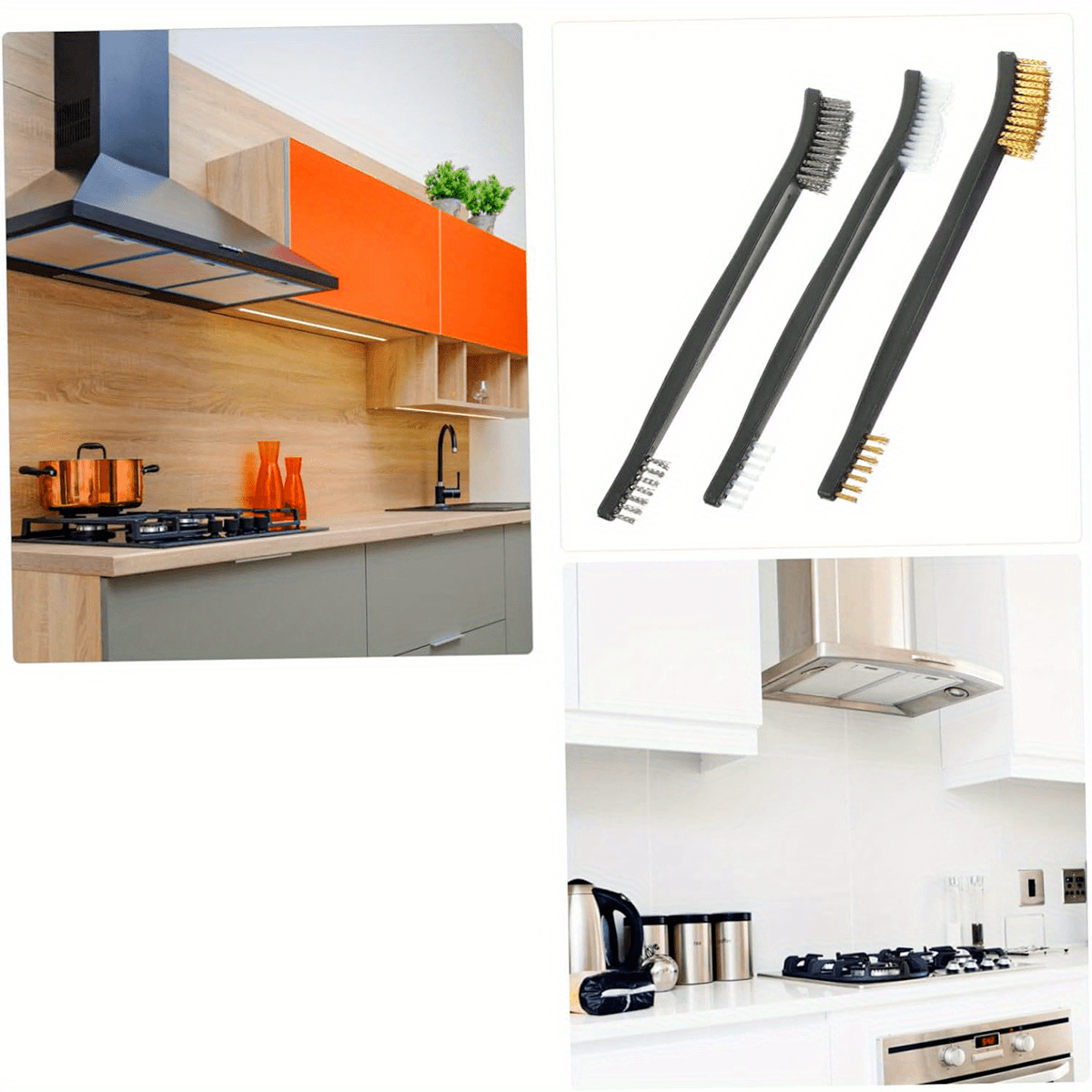 7-Piece Spray Gun Cleaning Brush Set Steel Wire Copper Nylon Rust Remover