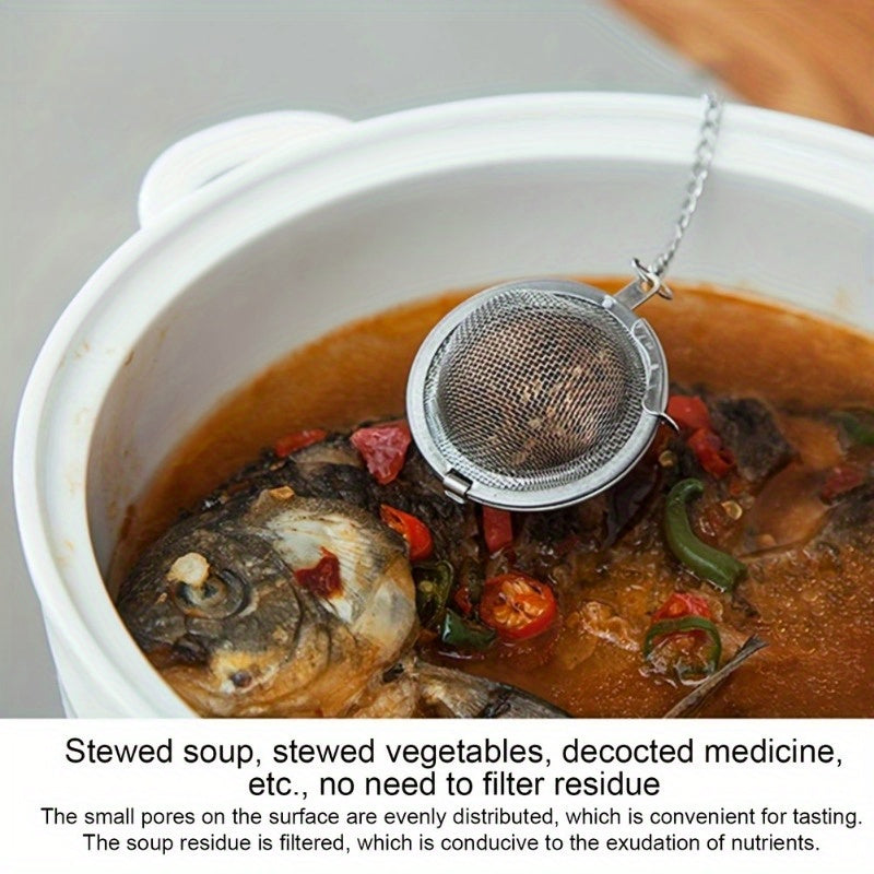 Set of 3 Stainless Steel Tea Infusers Mesh Ball Strainers for Loose Leaf Tea Spices