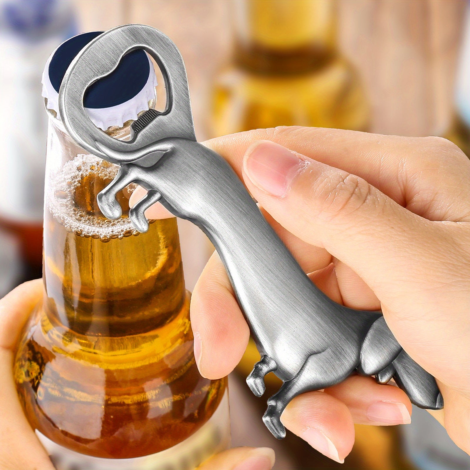 Sausage Dog Bottle Opener for Bars, Restaurants, Home, Kitchen, Gift