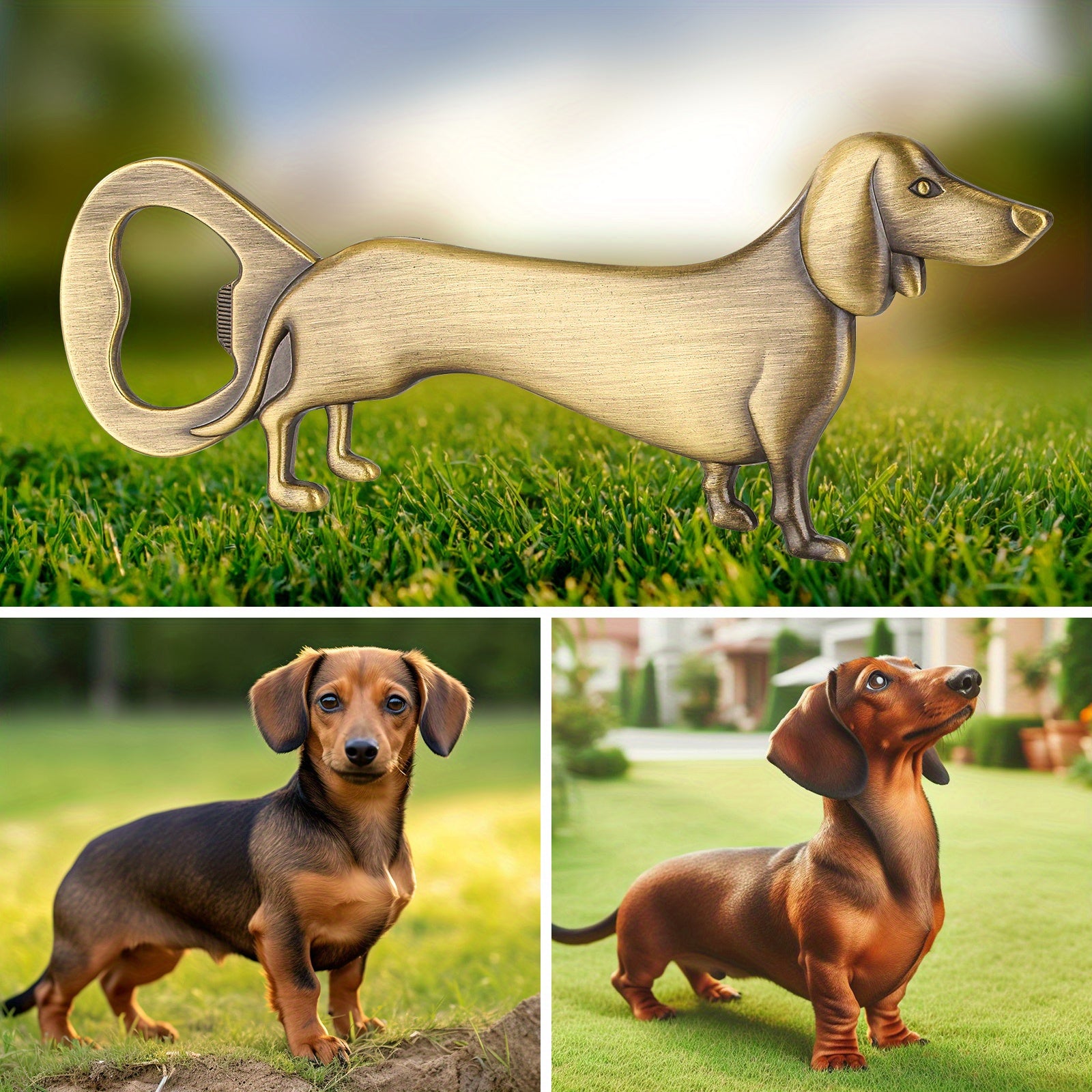 Sausage Dog Bottle Opener for Bars, Restaurants, Home, Kitchen, Gift