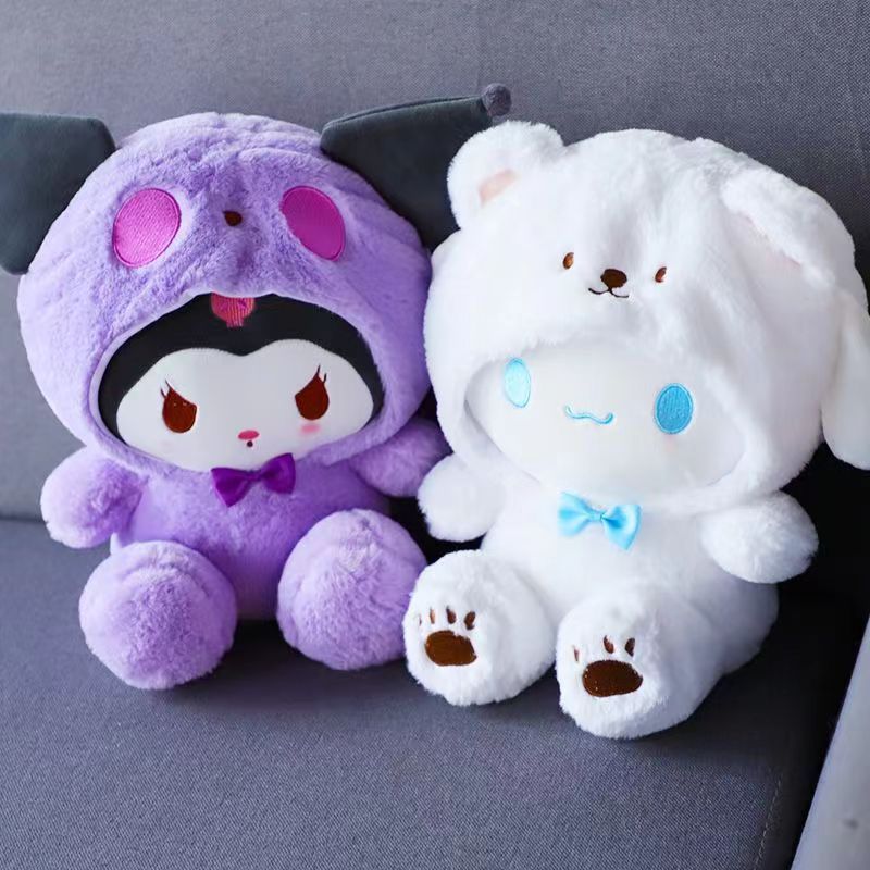 Sanrio Hello Kitty My Melody Cinnamoroll Plush Dog Toy Cushions Set