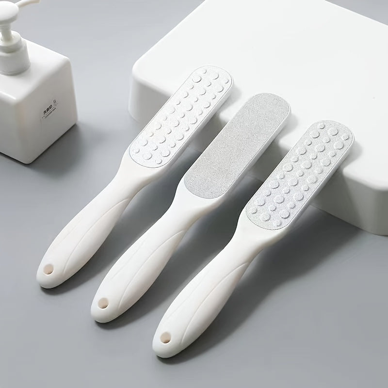 Dual-Sided Stainless Steel Foot File for Callus Removal and Exfoliation