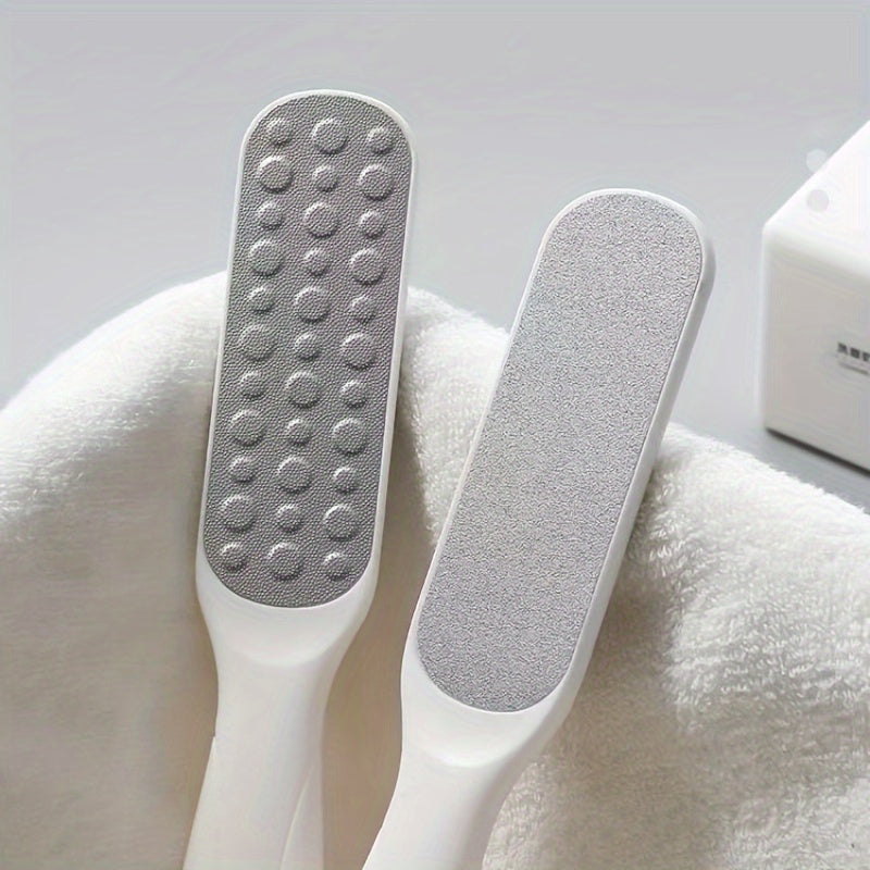 Dual-Sided Stainless Steel Foot File for Callus Removal and Exfoliation