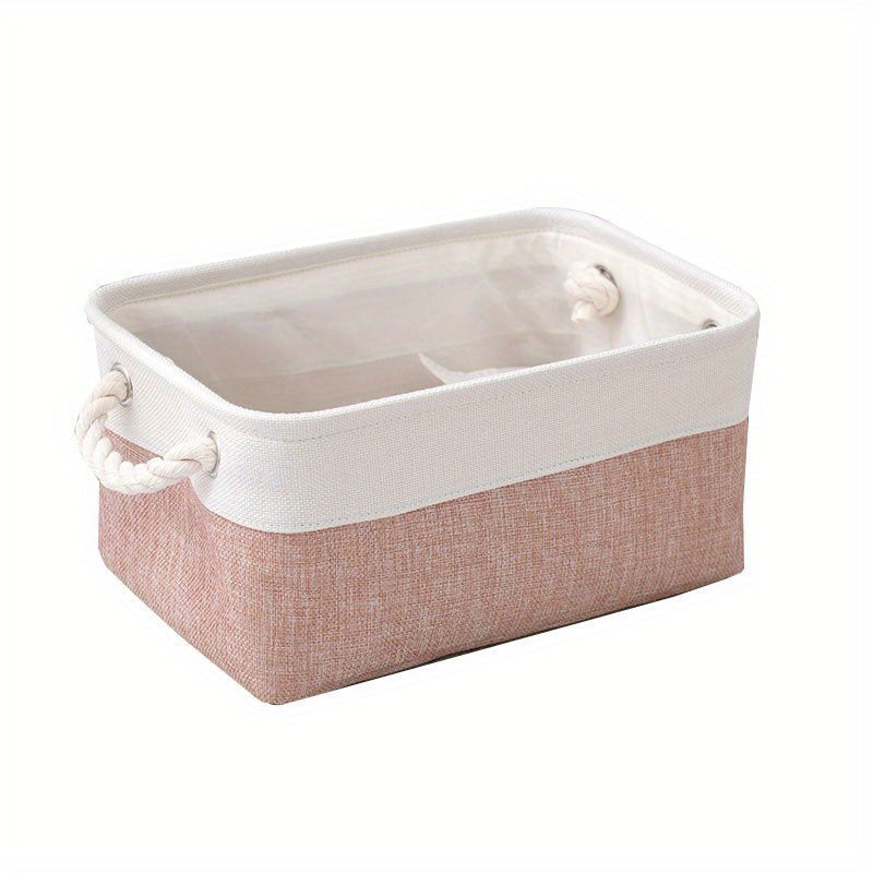 Temirlangan aksessuarlar uchun mato saqlash savati - Elektr energiyasi talab qilinmaydi, javonlar, shkaflar va kitob javonlarini tartibga solish uchun mukammal