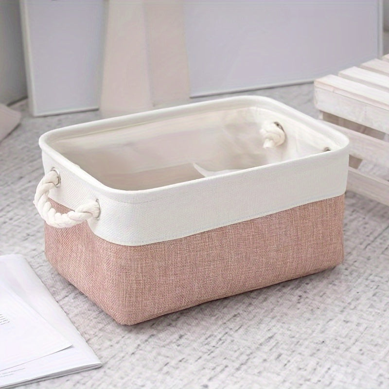 Cesta de almacenamiento de tela para accesorios de planchado, estantes organizadores y armarios