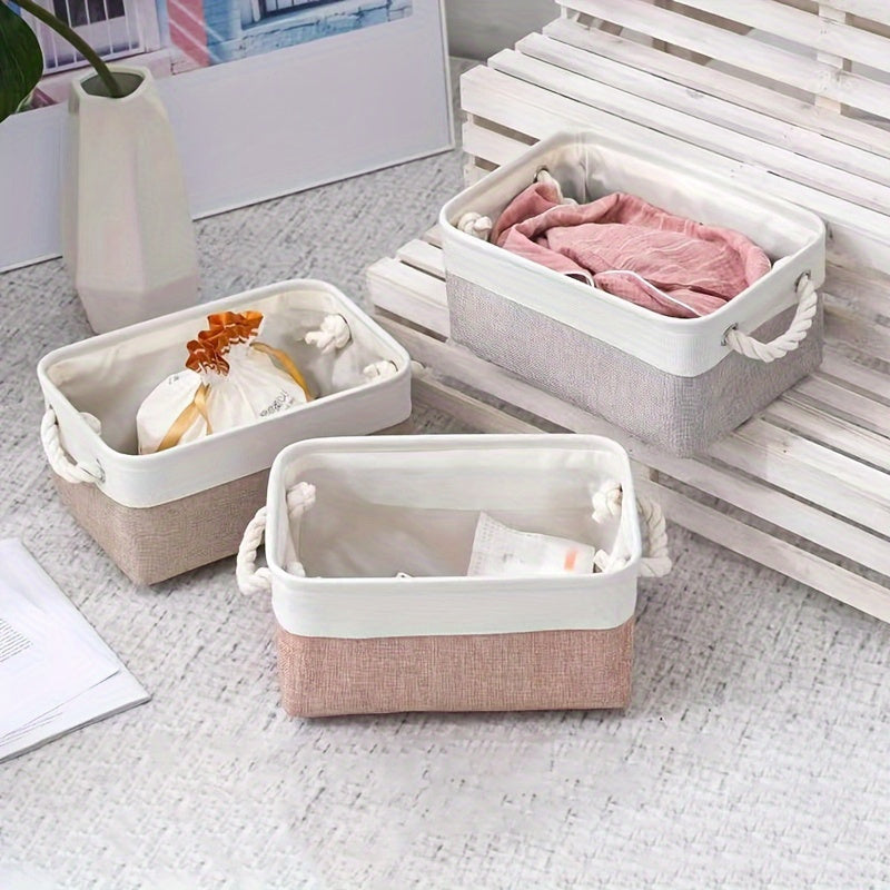 Cesta de almacenamiento de tela para accesorios de planchado, estantes organizadores y armarios