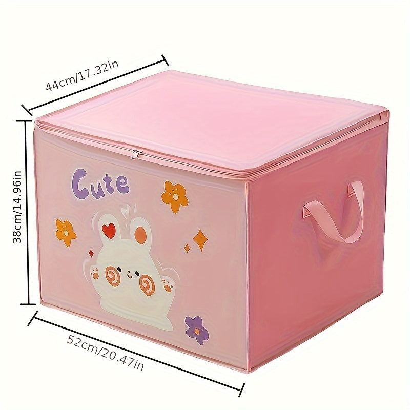 Storage Bins for Ages 14 and Up Cartoon Design for Organizing Clothes and Toys