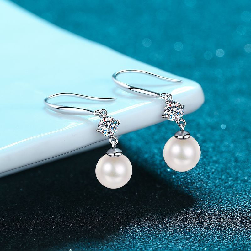 Freshwater Pearl Earrings for Brides and Weddings 1.6g Cultured Jewelry