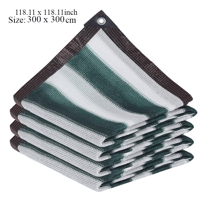 Waterproof Square Sunshade Net with Grommets for Balcony Privacy UV Protection