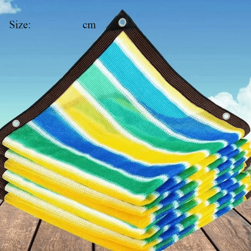 Waterproof Square Sunshade Net with Grommets for Balcony Privacy UV Protection