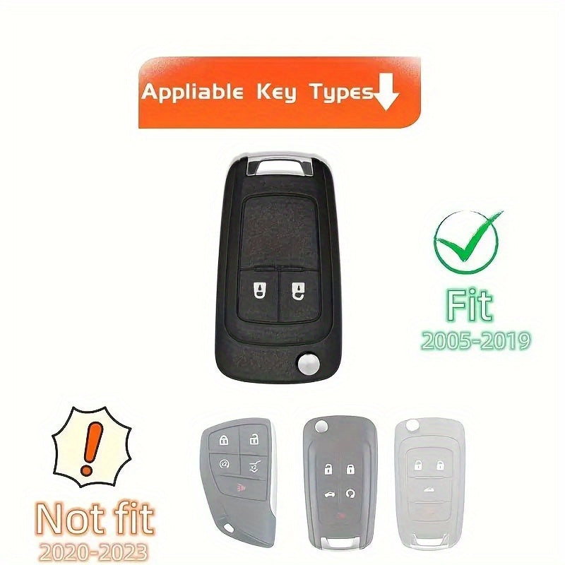 Universal TPU Flip Key Fob Cover with Keychain for Cars Teal Gold Accents