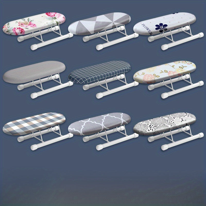 Mini Ironing Board with Sleeve Holder Portable Desktop Ironing Pad for Home Use