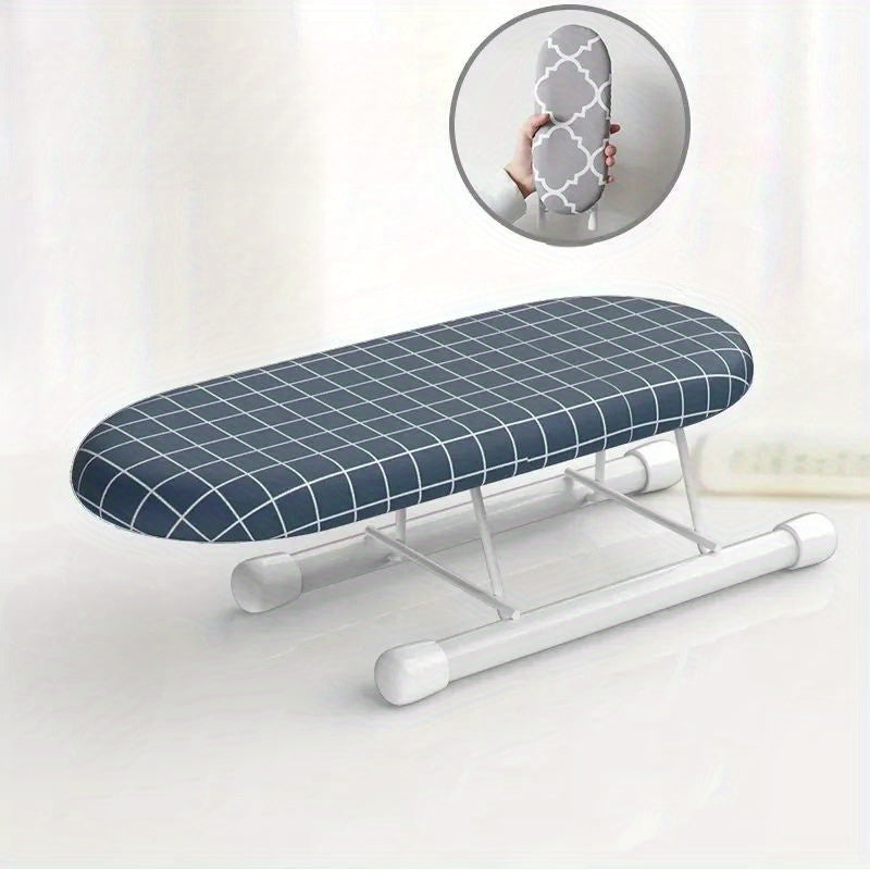 Mini Ironing Board with Sleeve Holder Portable Desktop Ironing Pad for Home Use