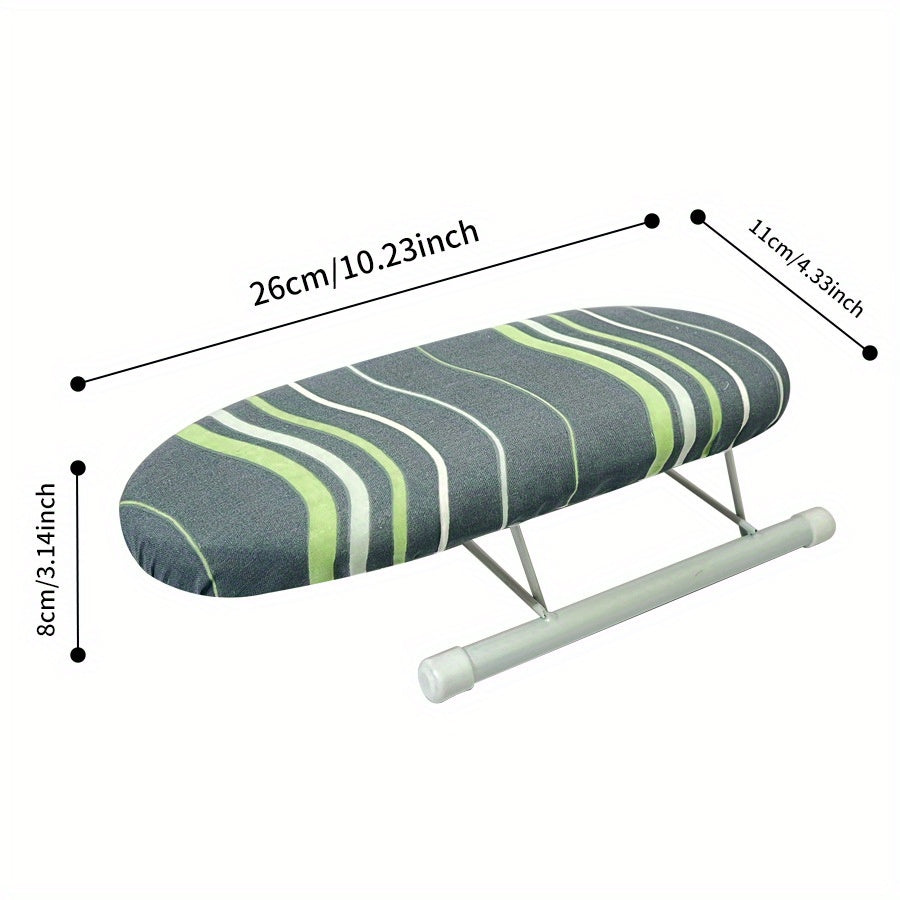 Mini Ironing Board with Sleeve Holder Portable Desktop Ironing Pad for Home Use