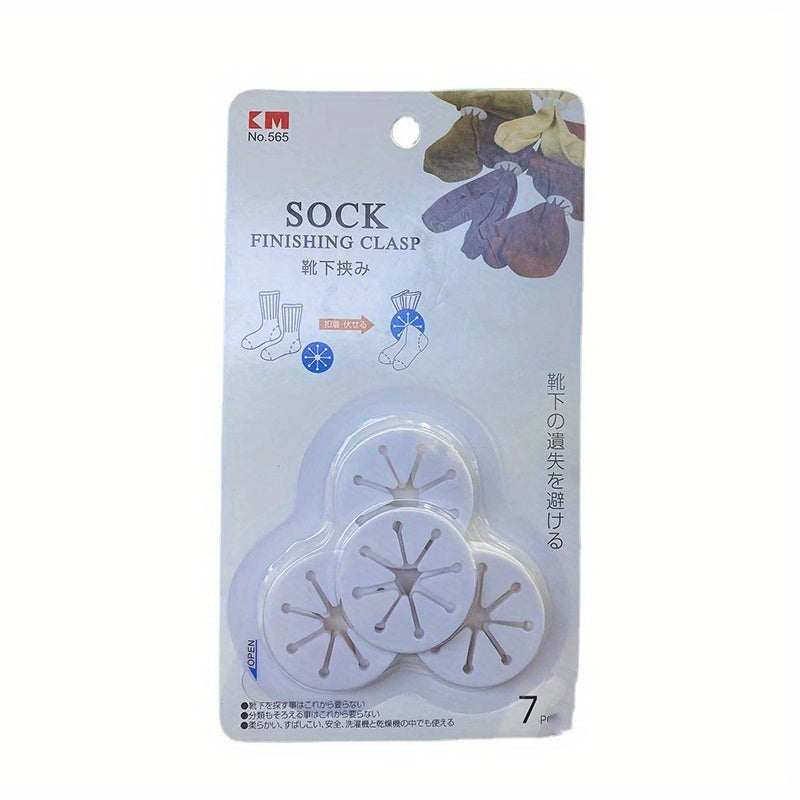 Qo‘lqop tutqichlari - 7 ta to‘plamda kir yuvish uchun kiyimlar va poyabzal uchun kliplar