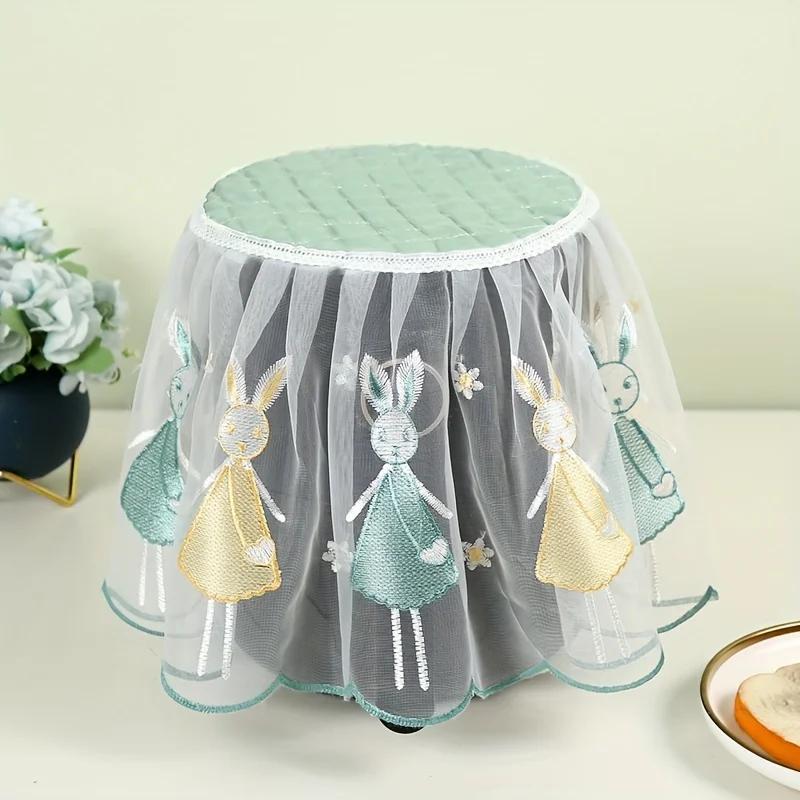 Multi-Functional Lace Fabric Dust Cover for Air Fryers and Kitchen Appliances